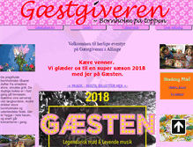 Tablet Screenshot of gaestgiveren.dk
